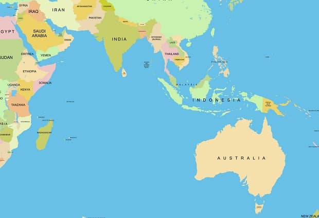India Australia And Southeast Asia Indian Link