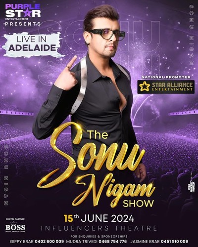 Sonu Nigam Adelaide