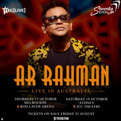 AR Rahman Live in Australia