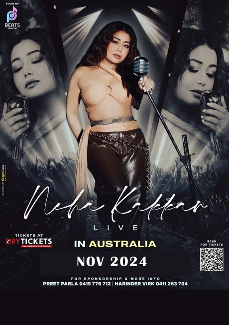 Neha Kakkar Australia 2024