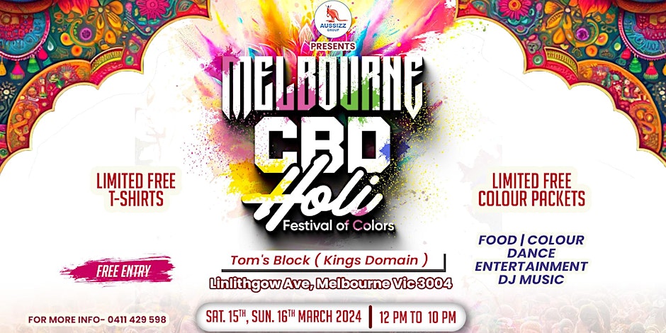Melbourne CBD holi